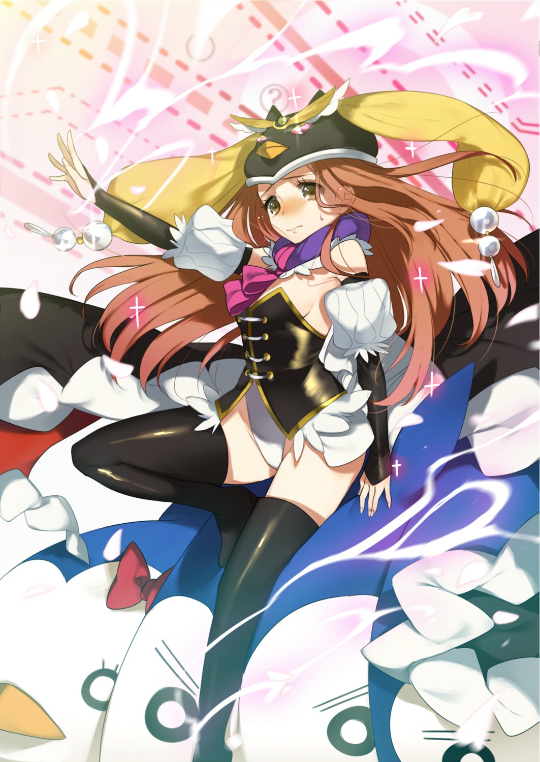 dress kippu mawaru_penguindrum takakura_himari thighhighs