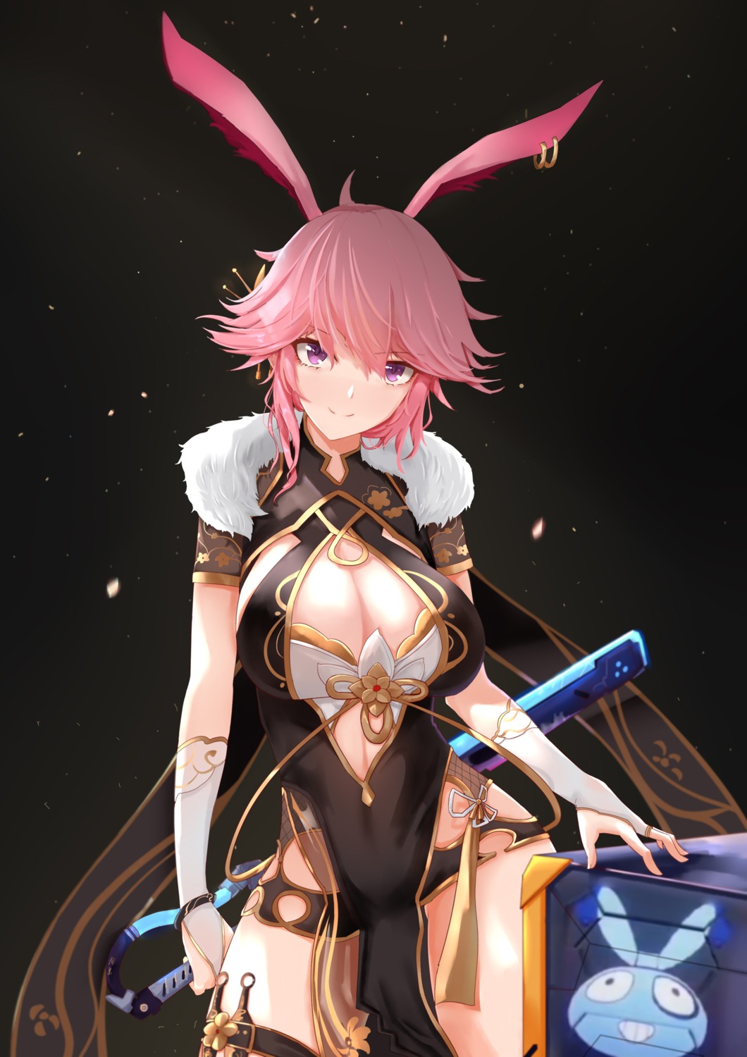 amomo benghuai_xueyuan honkai_impact yae_sakura_(benghuai_xueyuan)