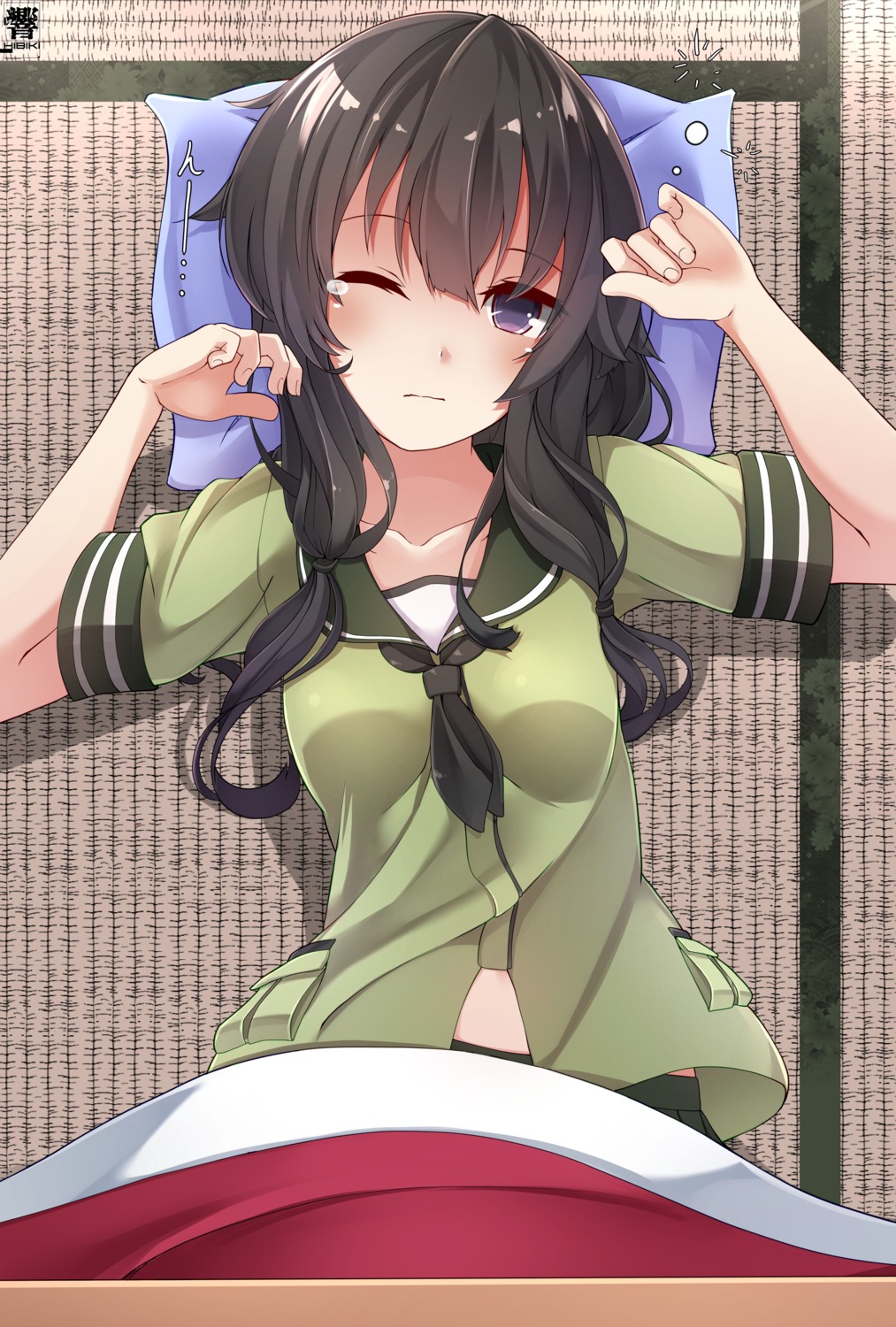 hibiki_zerocodo kantai_collection kitakami_(kancolle) seifuku