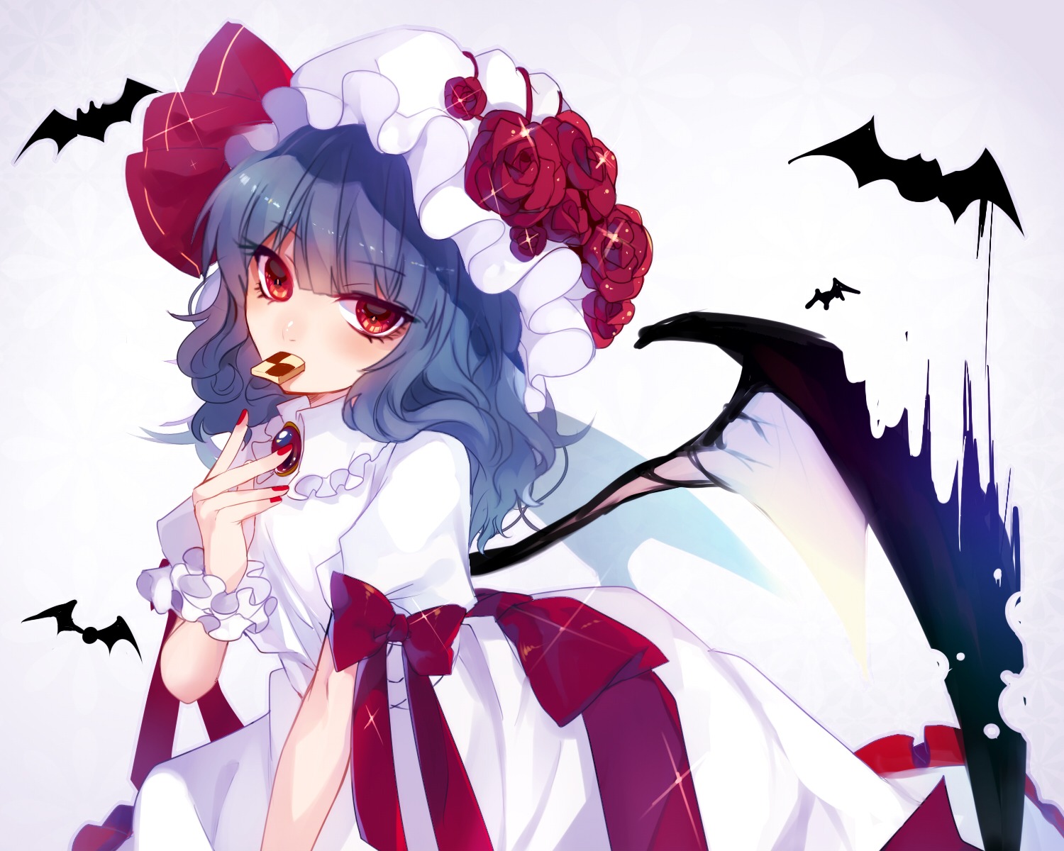 daimaou_ruaeru remilia_scarlet touhou wings