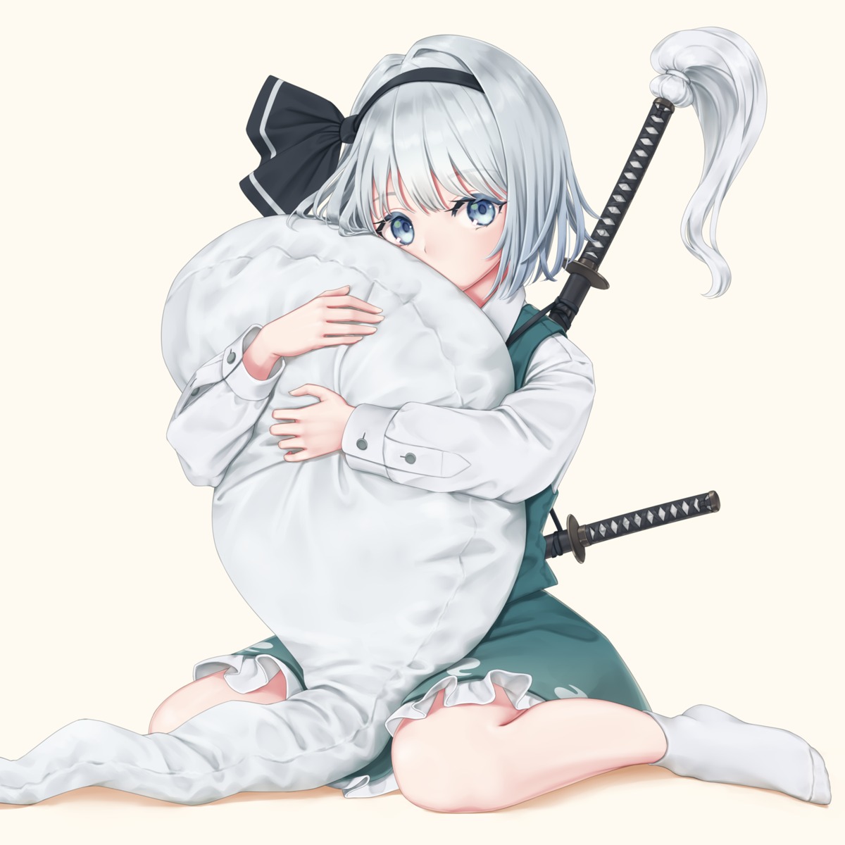 konpaku_youmu sword torinari_(dtvisu) touhou