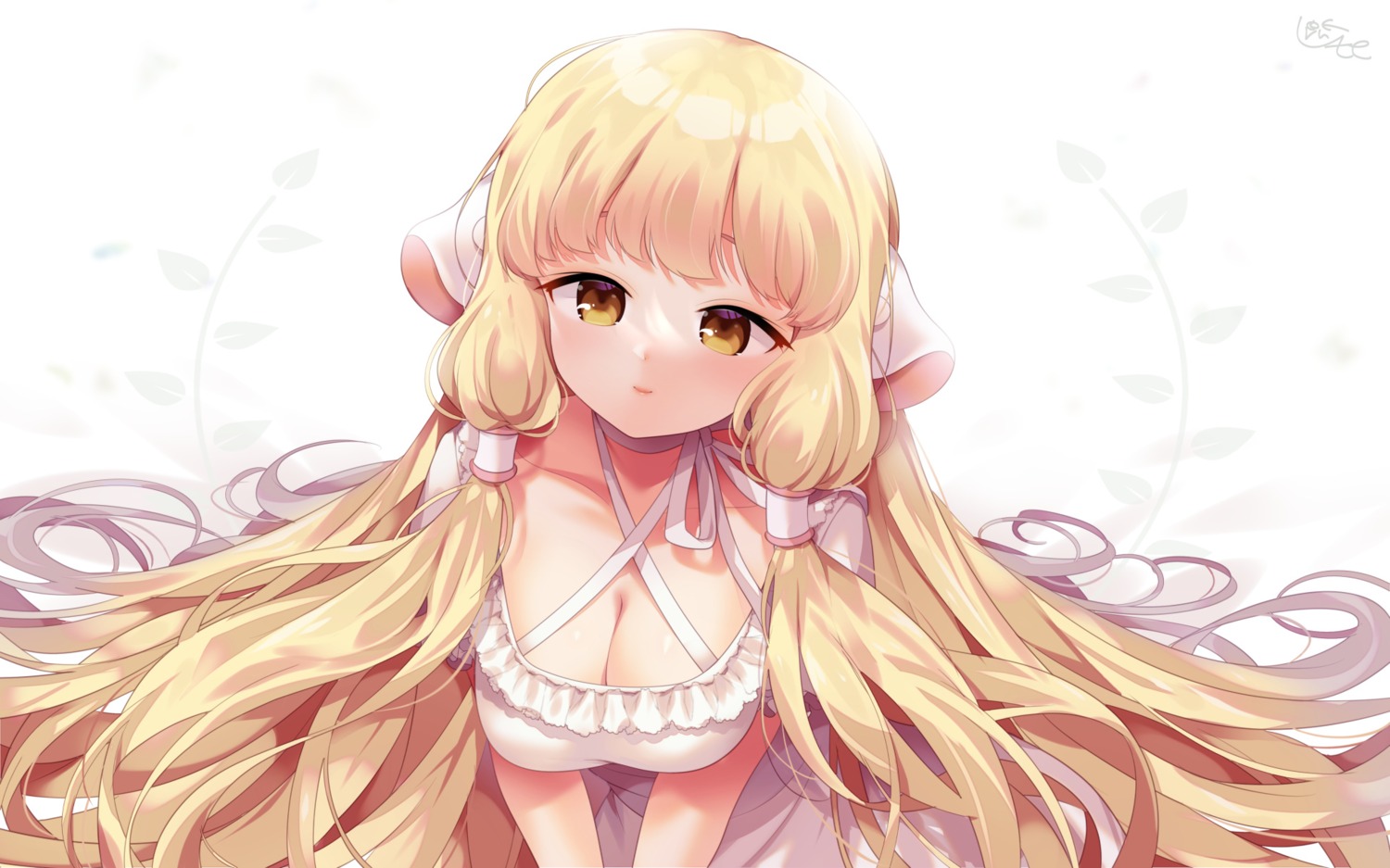 animal_ears chii chobits cleavage dress urute