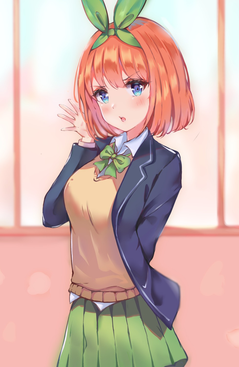 5-toubun_no_hanayome nakano_yotsuba seifuku sweater yyyako2