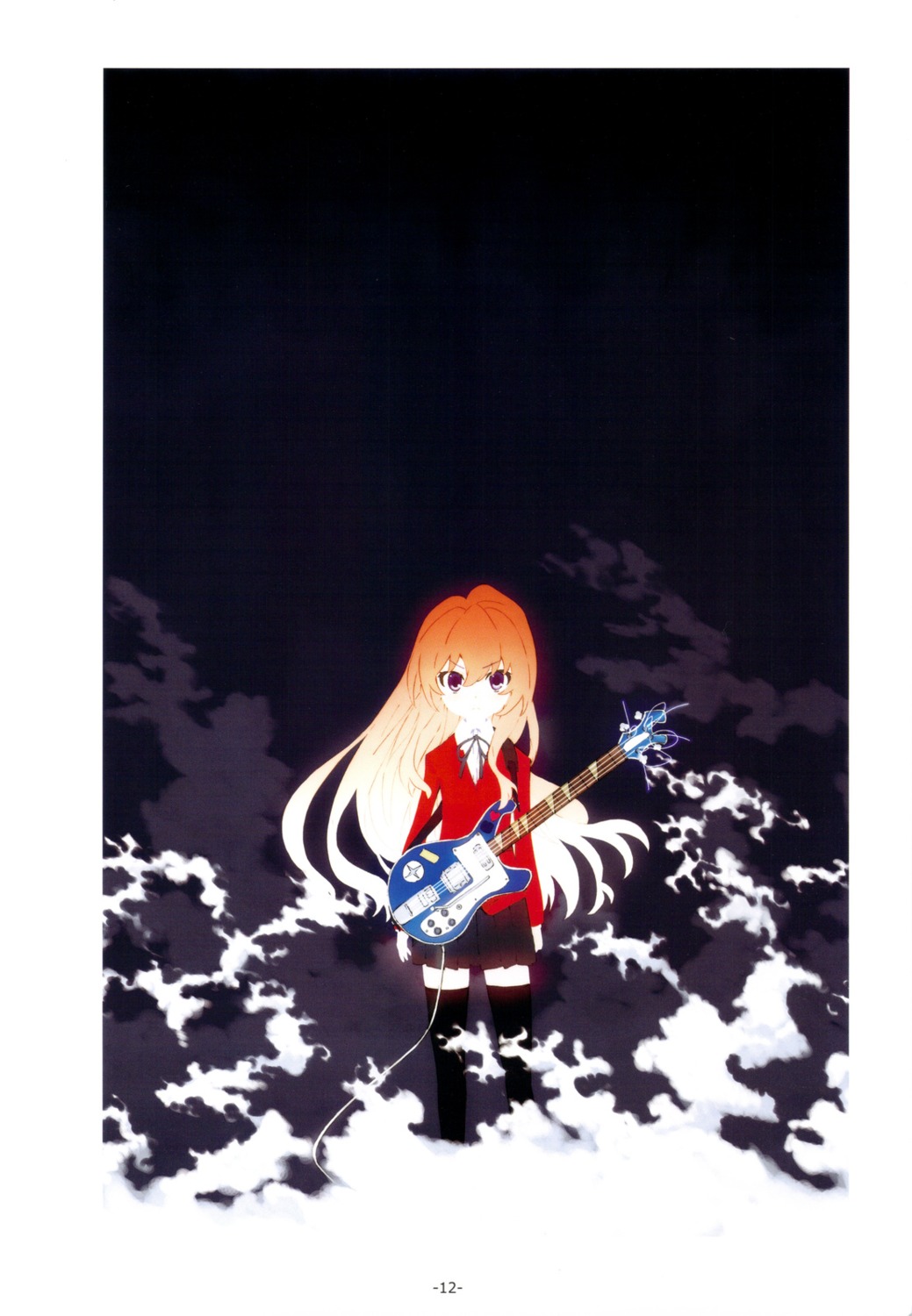 aisaka_taiga guitar sato satosute seifuku toradora!