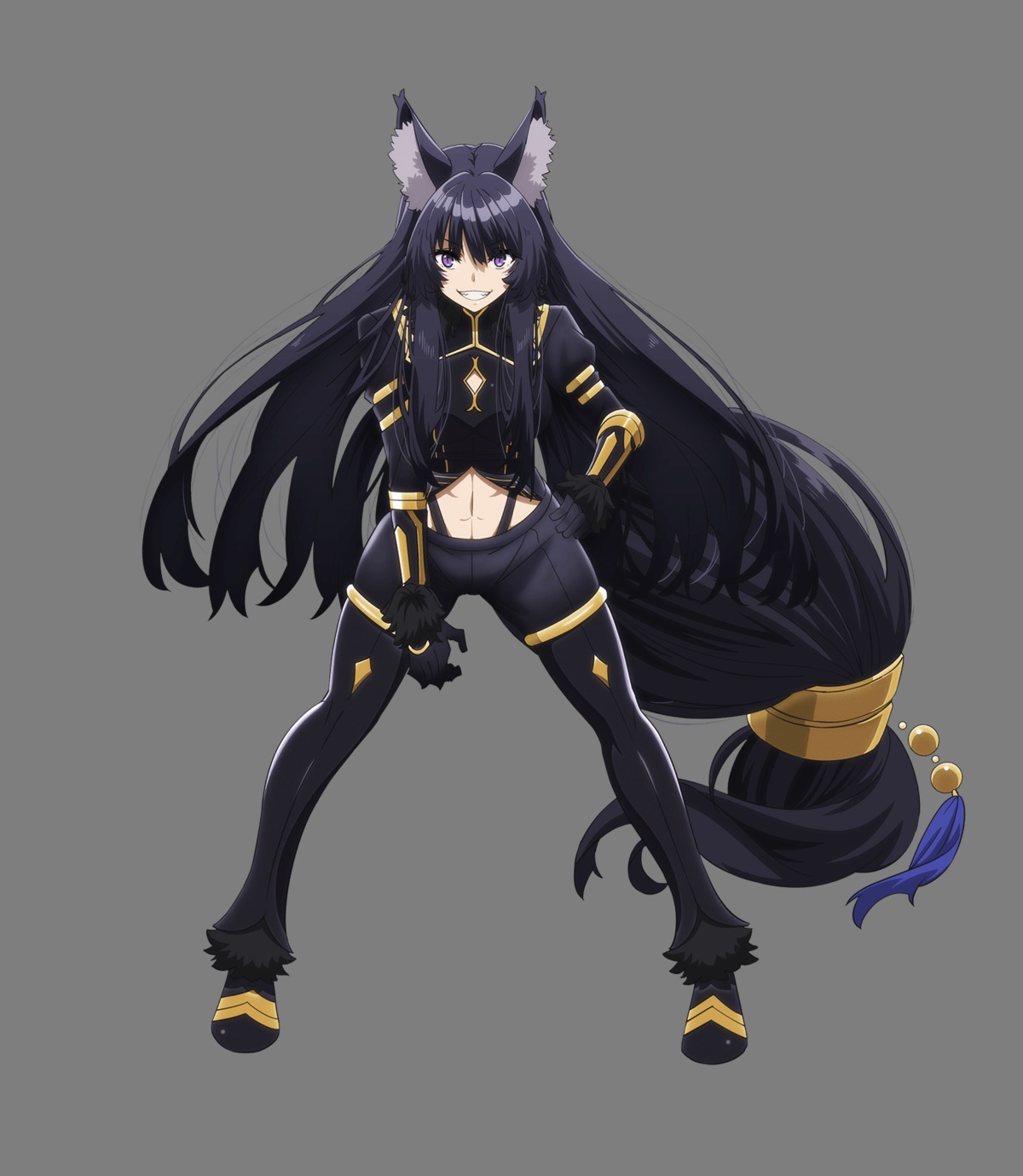 animal_ears bodysuit delta_(kage_no_jitsuryokusha_ni_naritakute!) garter kage_no_jitsuryokusha_ni_naritakute! transparent_png