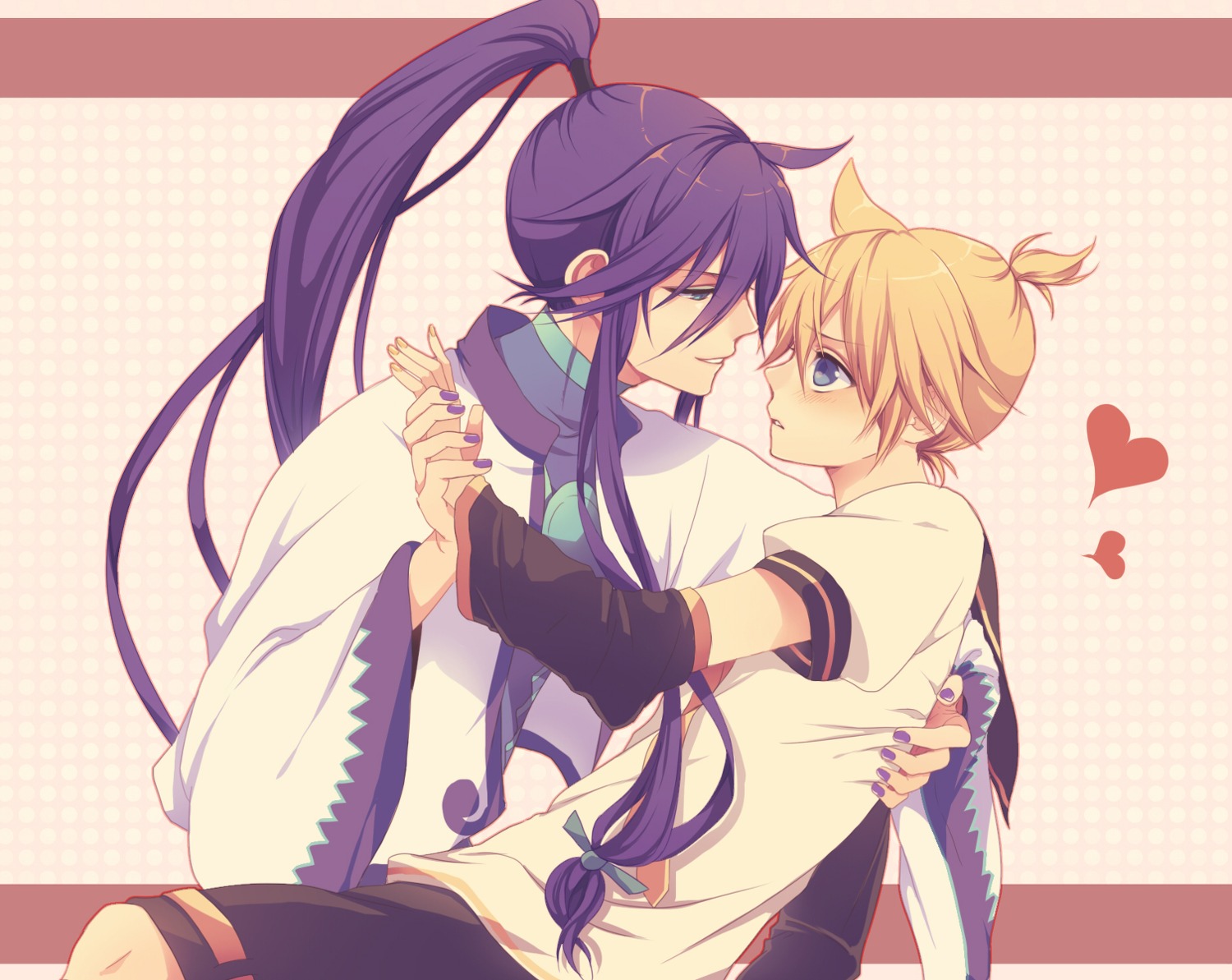 chi_yu kagamine_len kamui_gakupo vocaloid yaoi