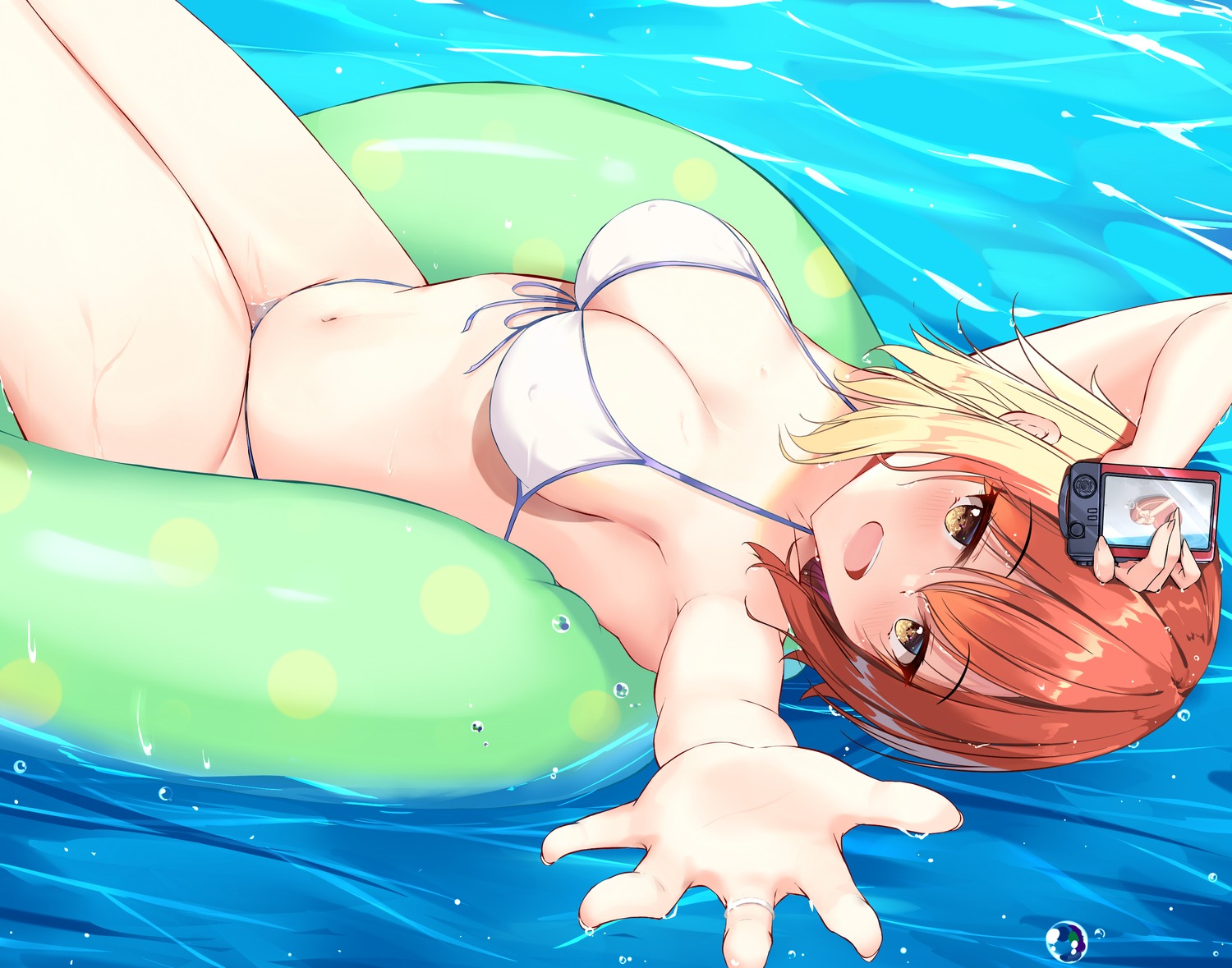 bikini dongyue_sakura erect_nipples grand_blue kotegawa_chisa swimsuits valentine wet