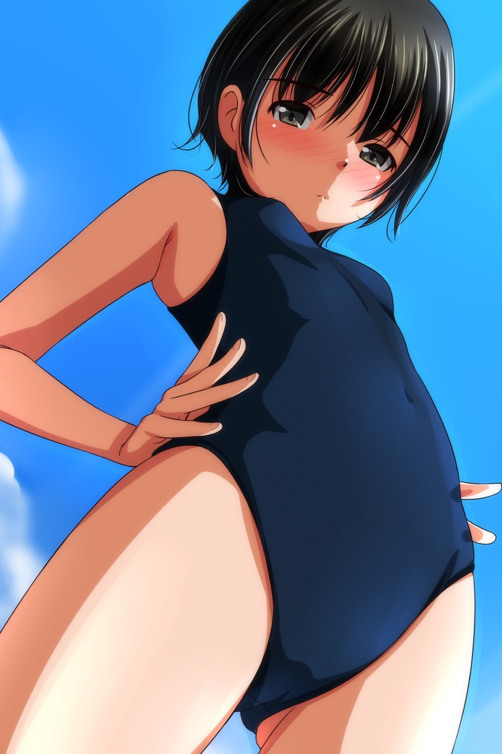 cameltoe loli matsunaga_kouyou school_swimsuit swimsuits