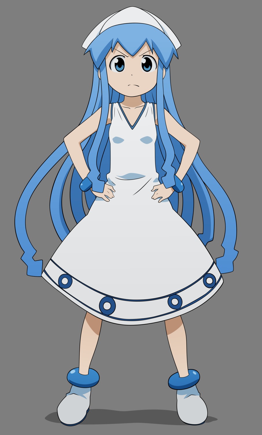 ikamusume shinryaku!_ikamusume transparent_png vector_trace