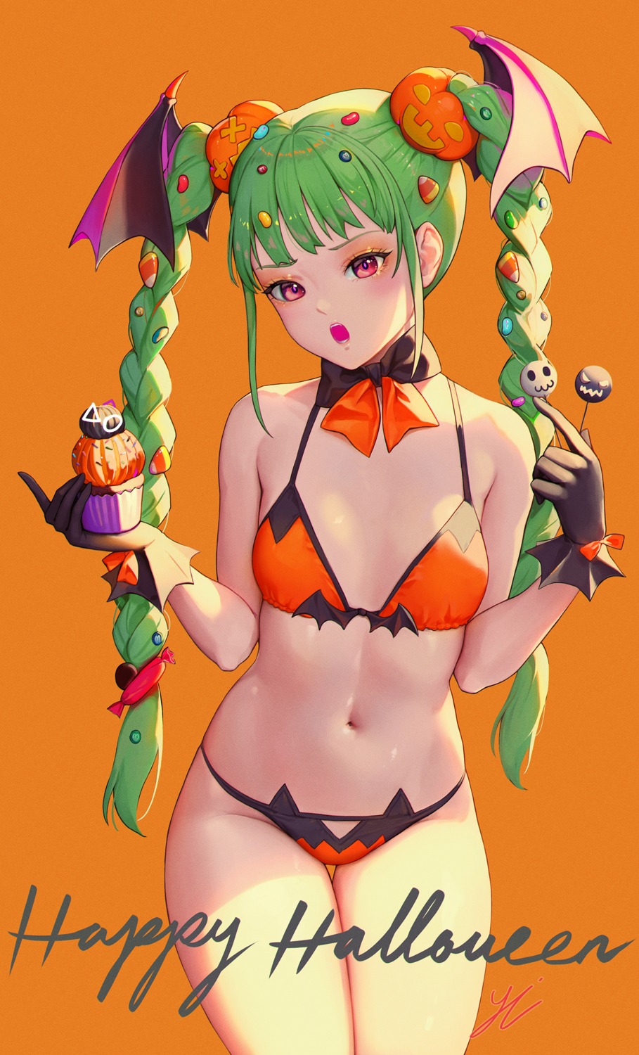 bikini halloween swimsuits wings y.i._(lave2217)