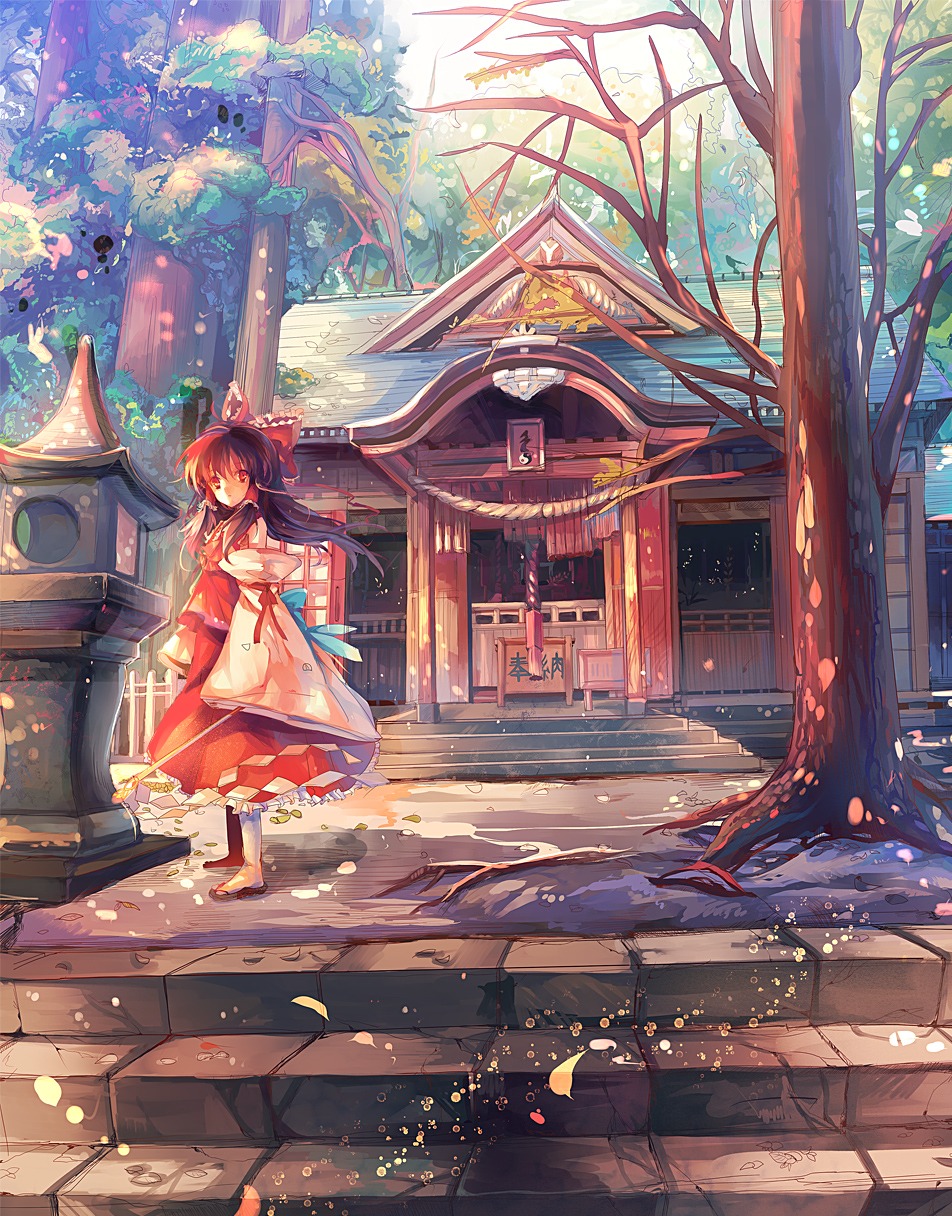 hakurei_reimu kirero miko touhou