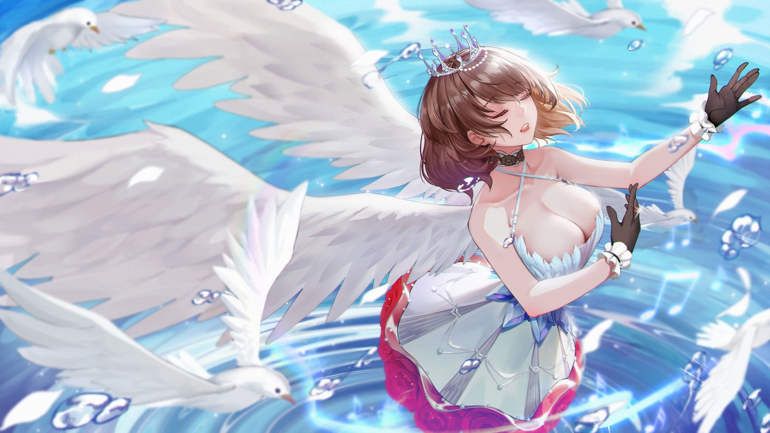 dress genera-x no_bra wings