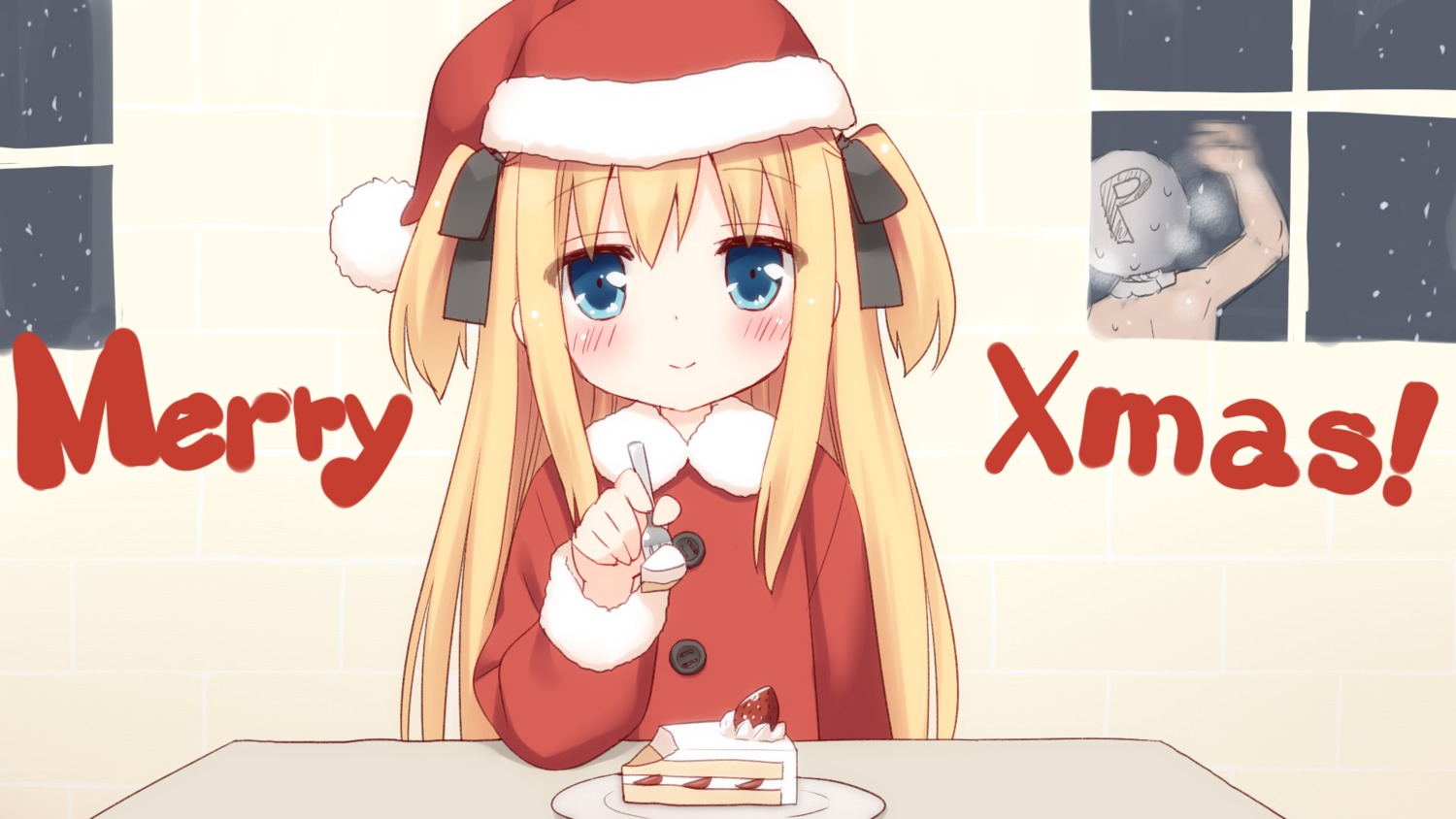 christmas kani_biimu shimotsuki_potofu wallpaper