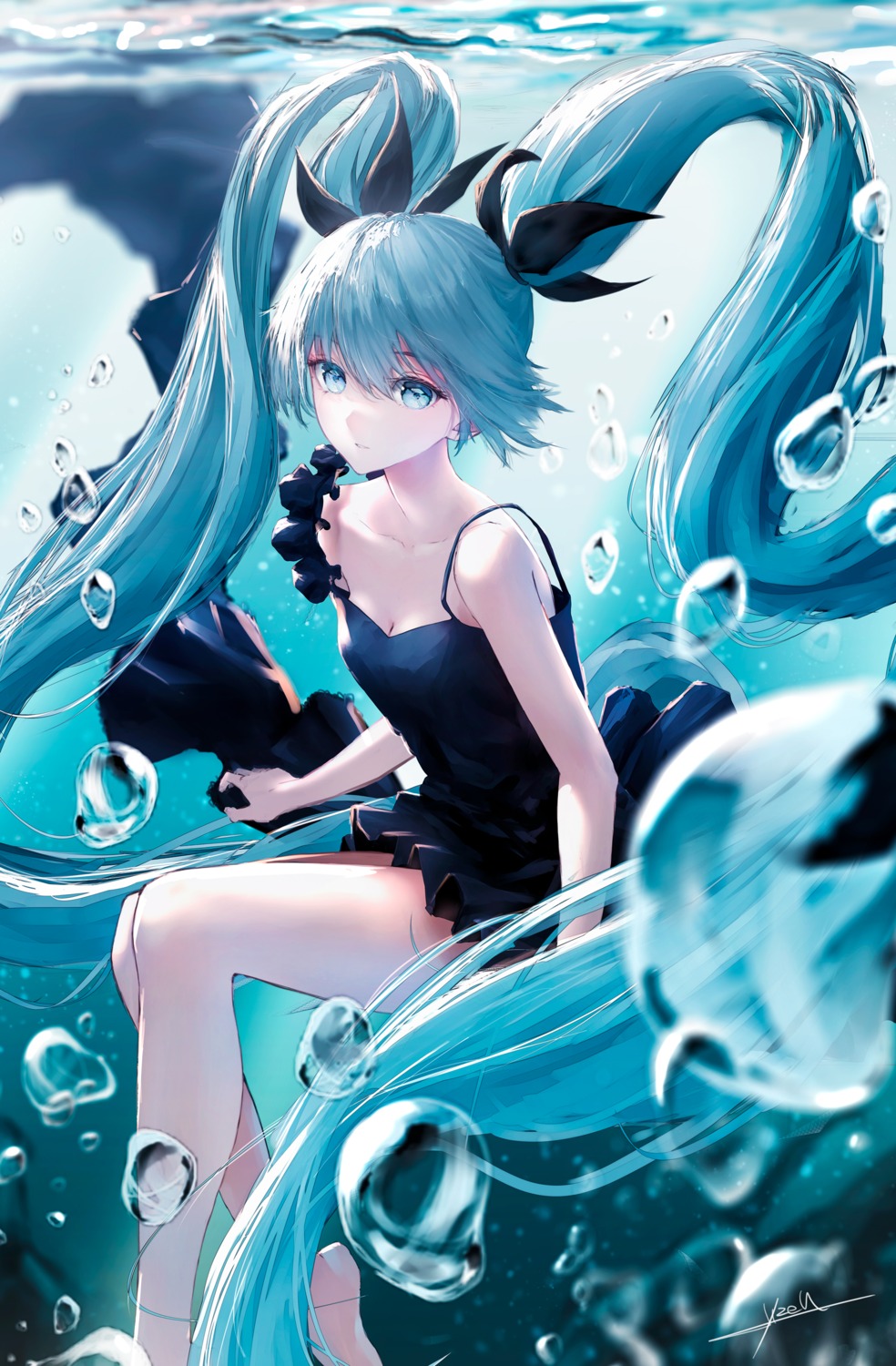 dress hatsune_miku ojay_tkym shinkai_shoujo_(vocaloid) vocaloid