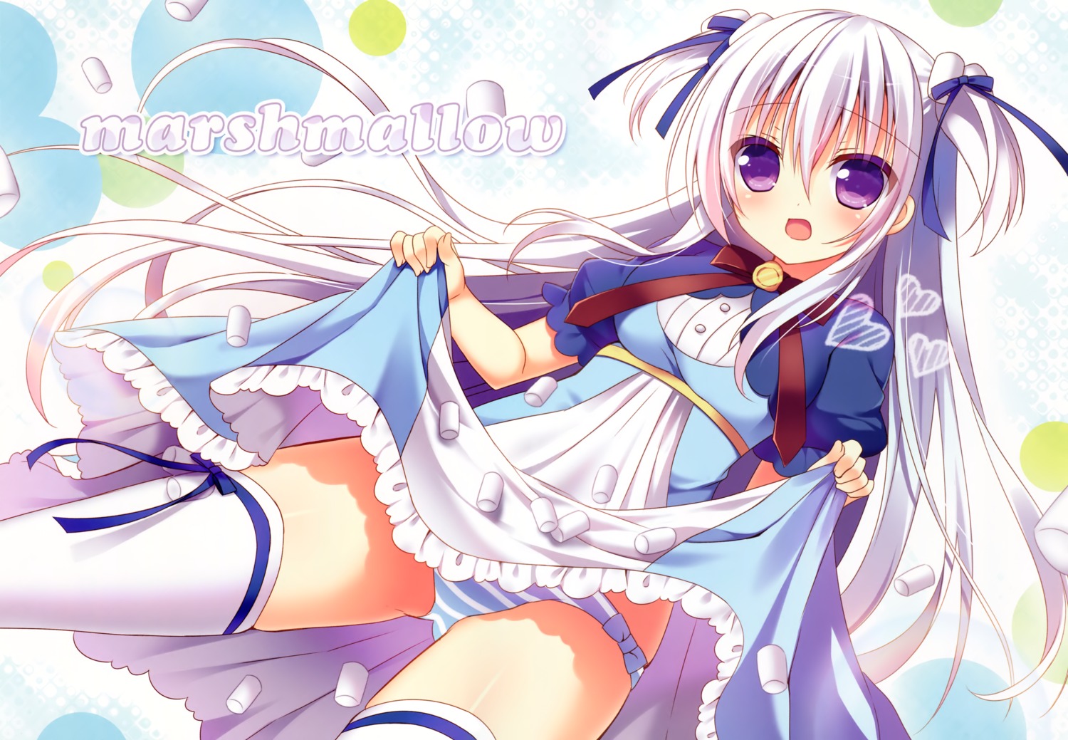 dress fixed loli pantsu shimapan skirt_lift sumisaki_yuzuna thighhighs