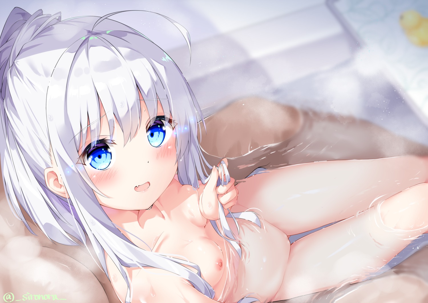 artist_revision bathing loli naked nipples pussy shironora uncensored wet