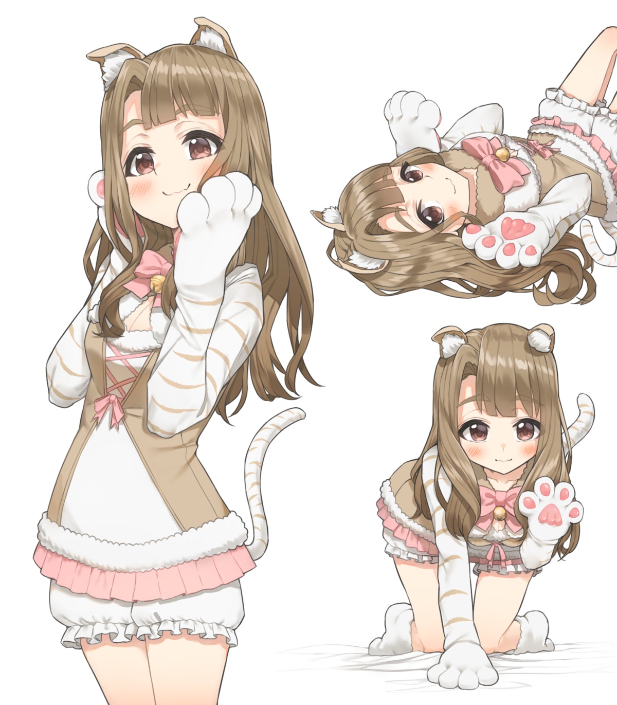 animal_ears applepie_(12711019) bloomers miyao_miya nekomimi tail the_idolm@ster the_idolm@ster_million_live!