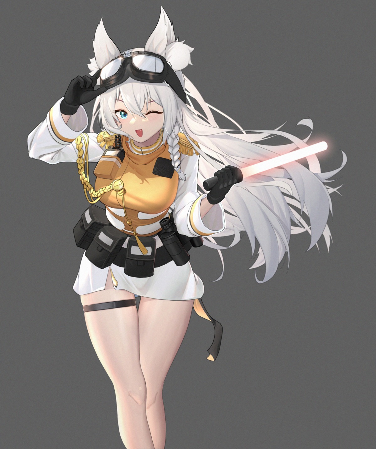 animal_ears garter uniform xintianou