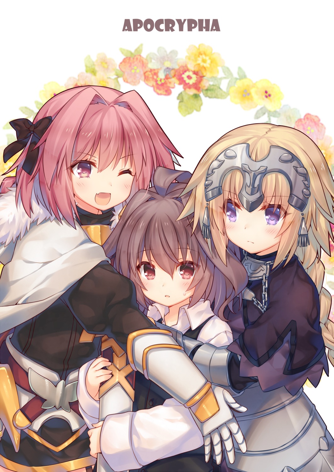 armor astolfo_(fate) fate/apocrypha fate/stay_night jeanne_d'arc jeanne_d'arc_(fate) jiang-ge sieg_(fate/apocrypha) sword trap