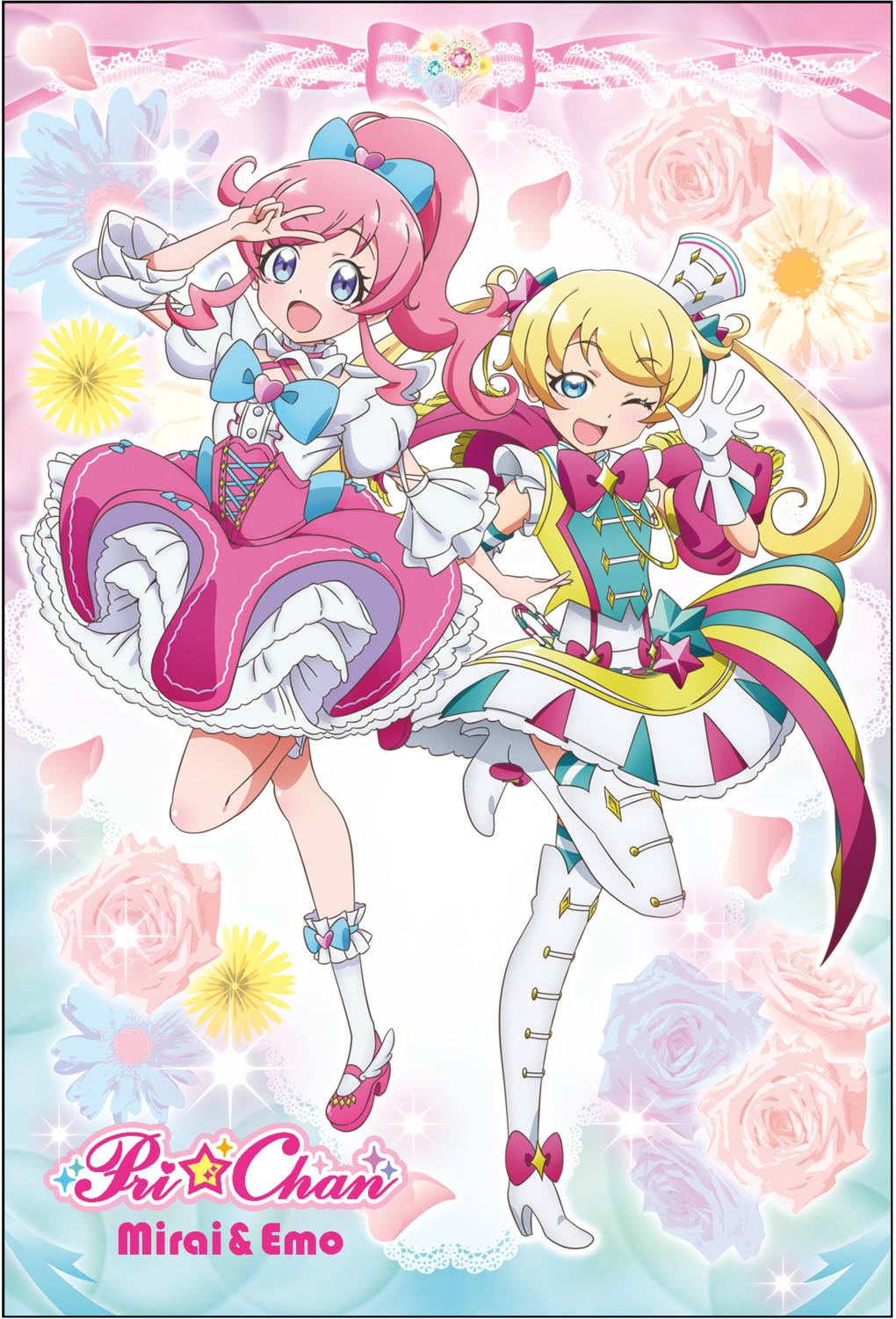 dress heels kiratto_pri_chan moegi_emo momoyama_mirai pripara thighhighs