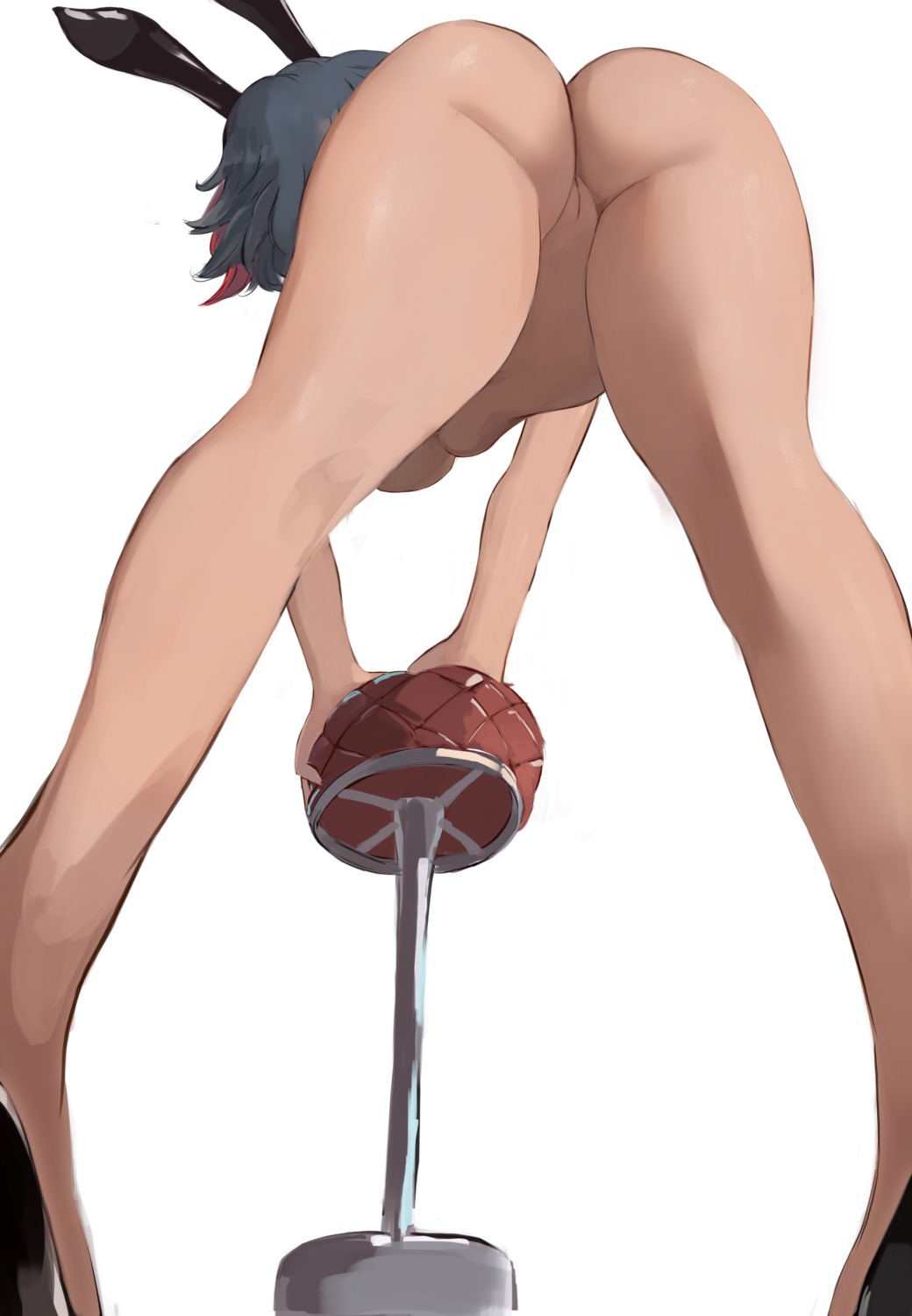 animal_ears ass bunny_ears kill_la_kill matoi_ryuuko miraihikariart naked pussy uncensored