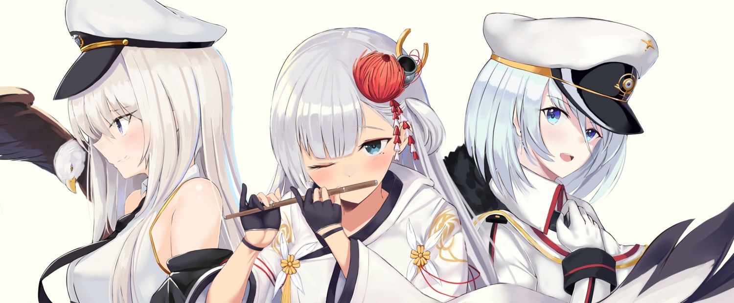 azur_lane enterprise_(azur_lane) i.f.s.f shoukaku_(azur_lane) tirpitz_(azur_lane) uniform