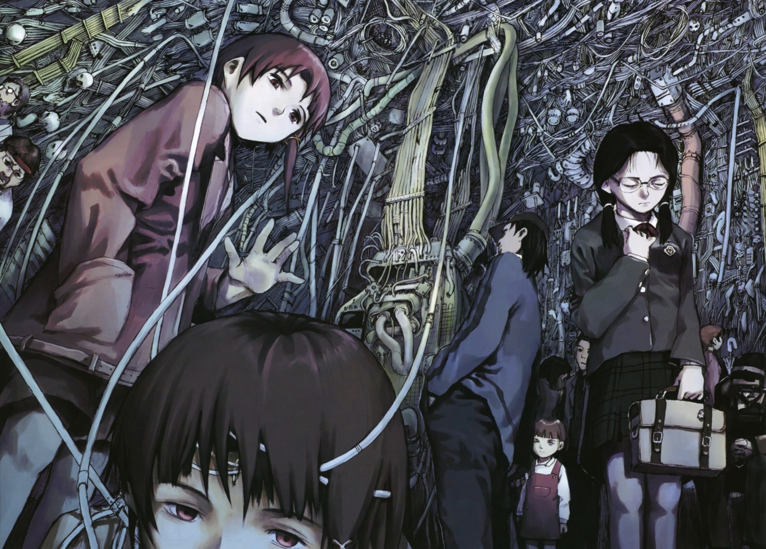 abe_yoshitoshi iwakura_lain megane seifuku serial_experiments_lain