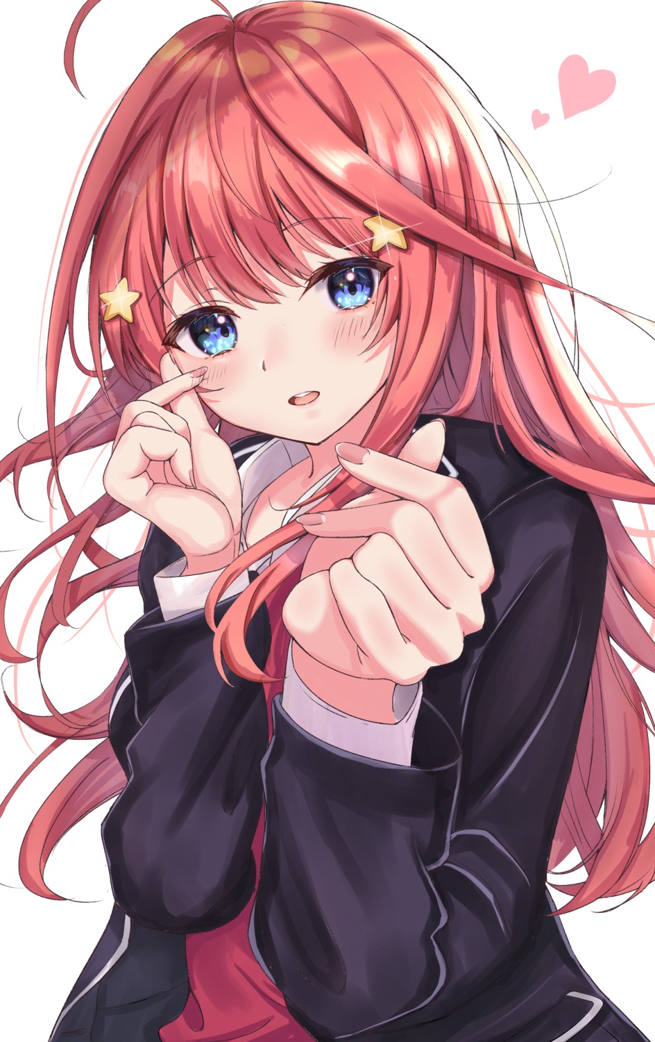 5-toubun_no_hanayome nakano_itsuki rain_sunny seifuku sweater