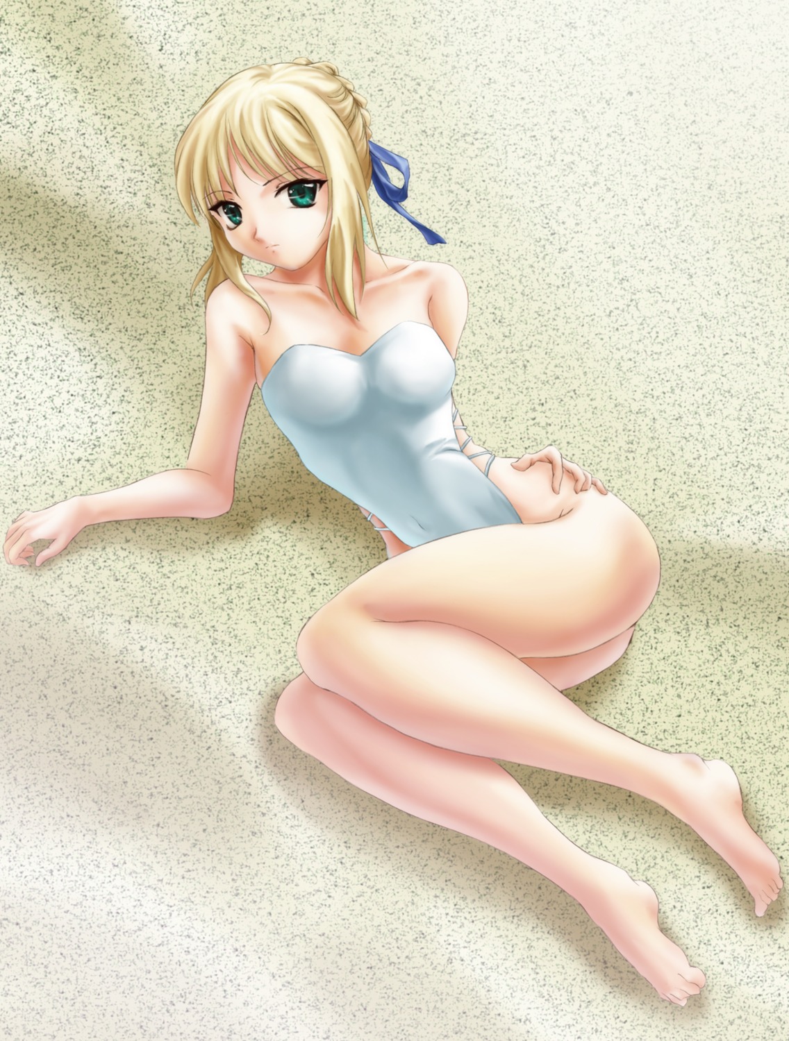 fate/stay_night saber swimsuits