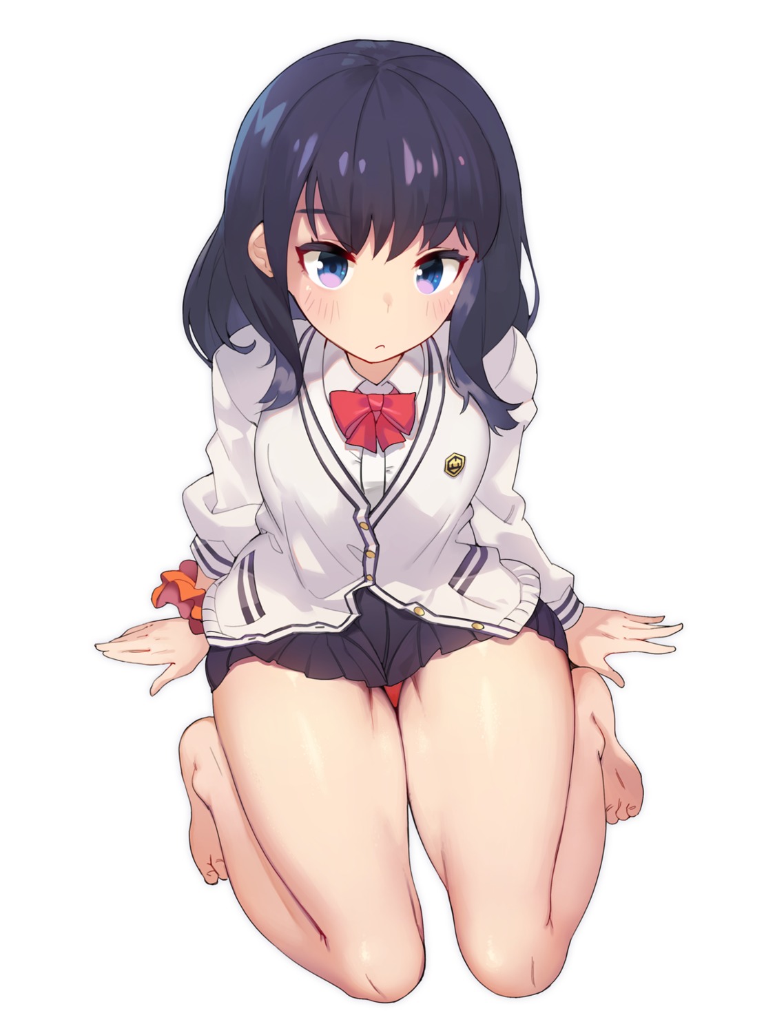 jehyun pantsu seifuku ssss.gridman sweater takarada_rikka