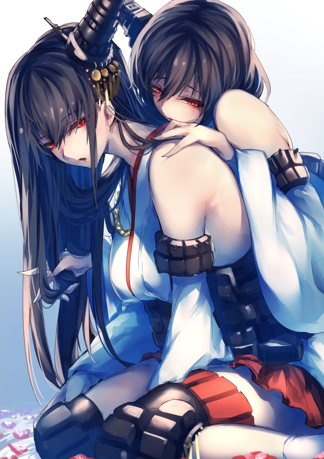 fusou_(kancolle) genyaky kantai_collection yamashiro_(kancolle) yuri