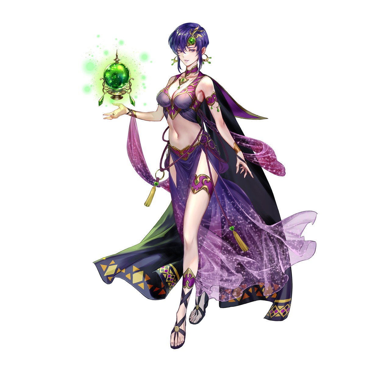 cleavage fire_emblem fire_emblem:_rekka_no_ken garter nintendo no_bra rika_suzuki see_through ursula_(fire_emblem)