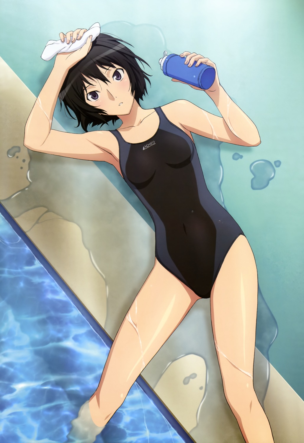 amagami arai_nobuhiro nanasaki_ai swimsuits wet