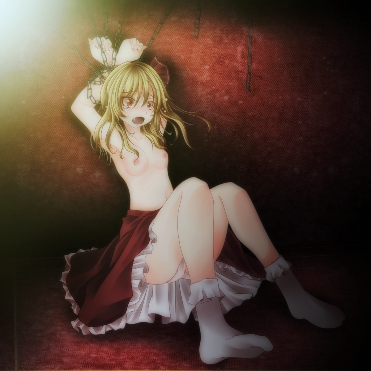 bondage feet loli nipples pantsu rumia s-syogo topless touhou