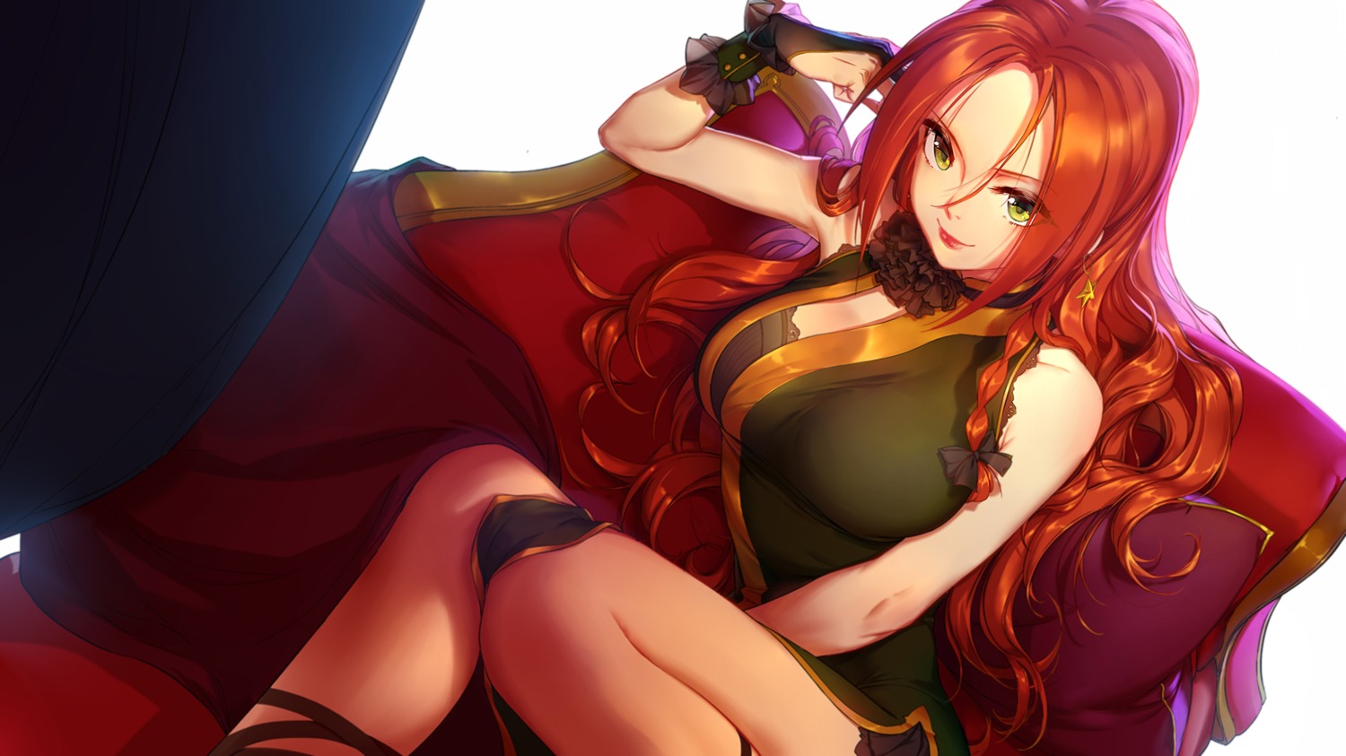 bra chinadress hong_meiling touhou wukloo