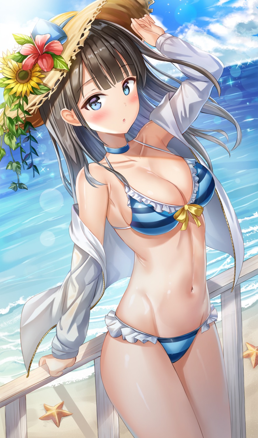 bikini cleavage kitin open_shirt swimsuits