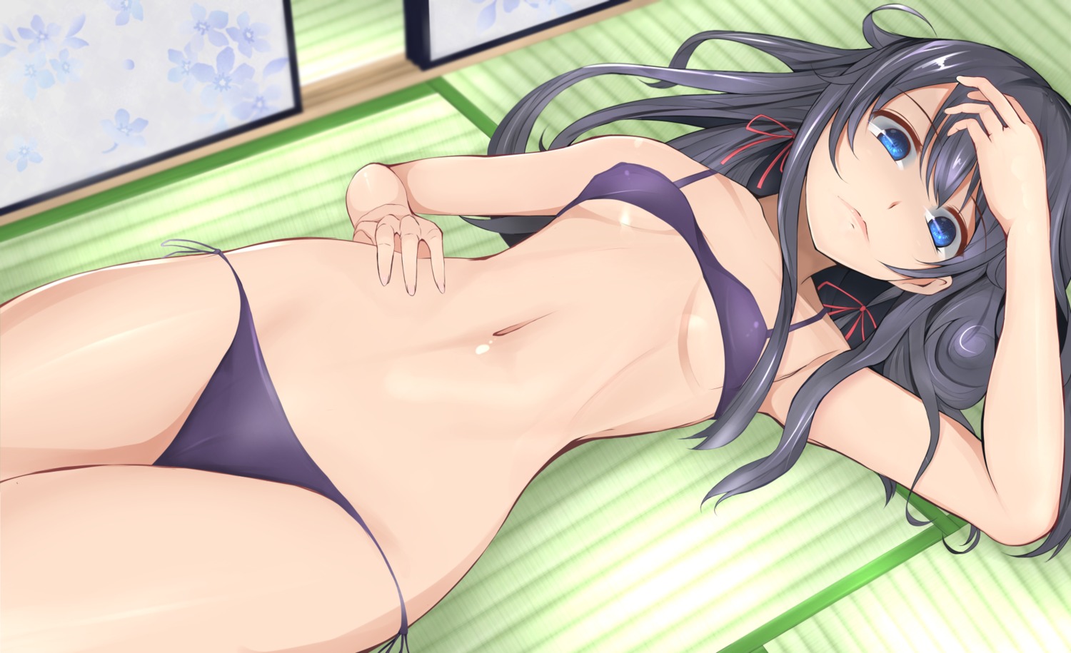 bikini sasasa swimsuits underboob yahari_ore_no_seishun_lovecome_wa_machigatteiru. yukinoshita_yukino