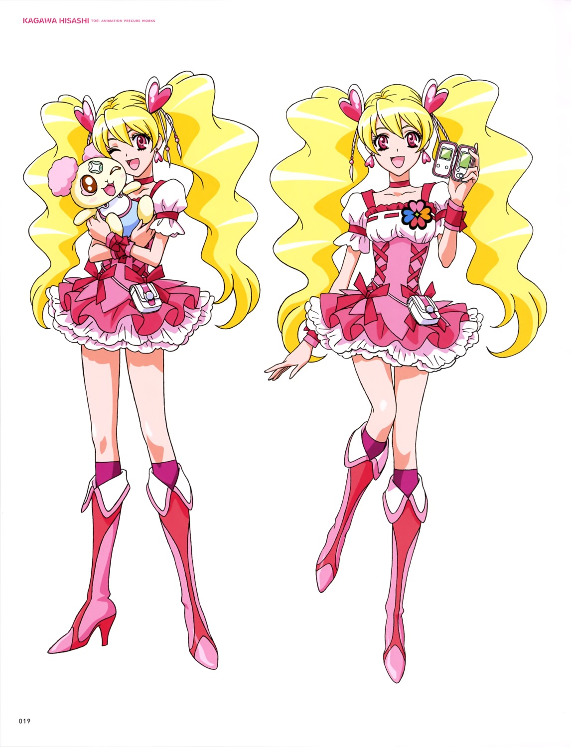 dress fresh_pretty_cure! heels momozono_love pretty_cure