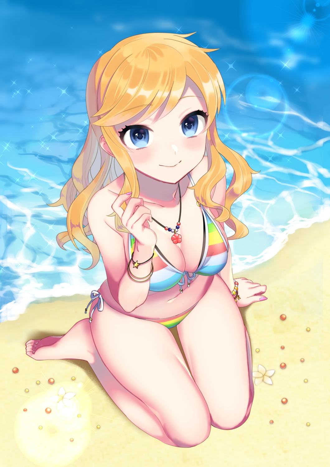 bikini cleavage htt ootsuki_yui swimsuits the_idolm@ster the_idolm@ster_cinderella_girls