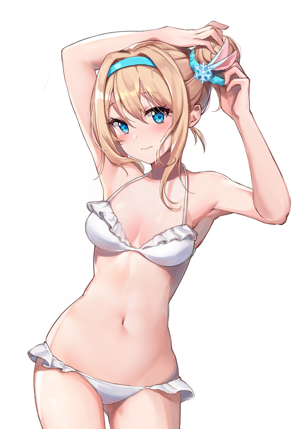 bada_(jksh5056) bikini cleavage girls_frontline suomi_kp31_(girls_frontline) swimsuits