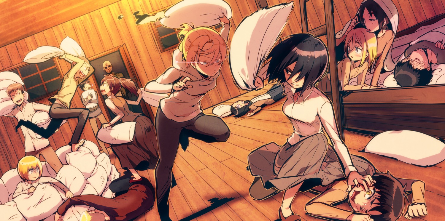 annie_leonhardt armin_arlelt bertholt_fuber christa_lenz connie_springer eren_jaeger jean_kirschtein kl marco_bodt mikasa_ackerman reiner_braun sasha_browse shingeki_no_kyojin ymir_(shingeki_no_kyojin)