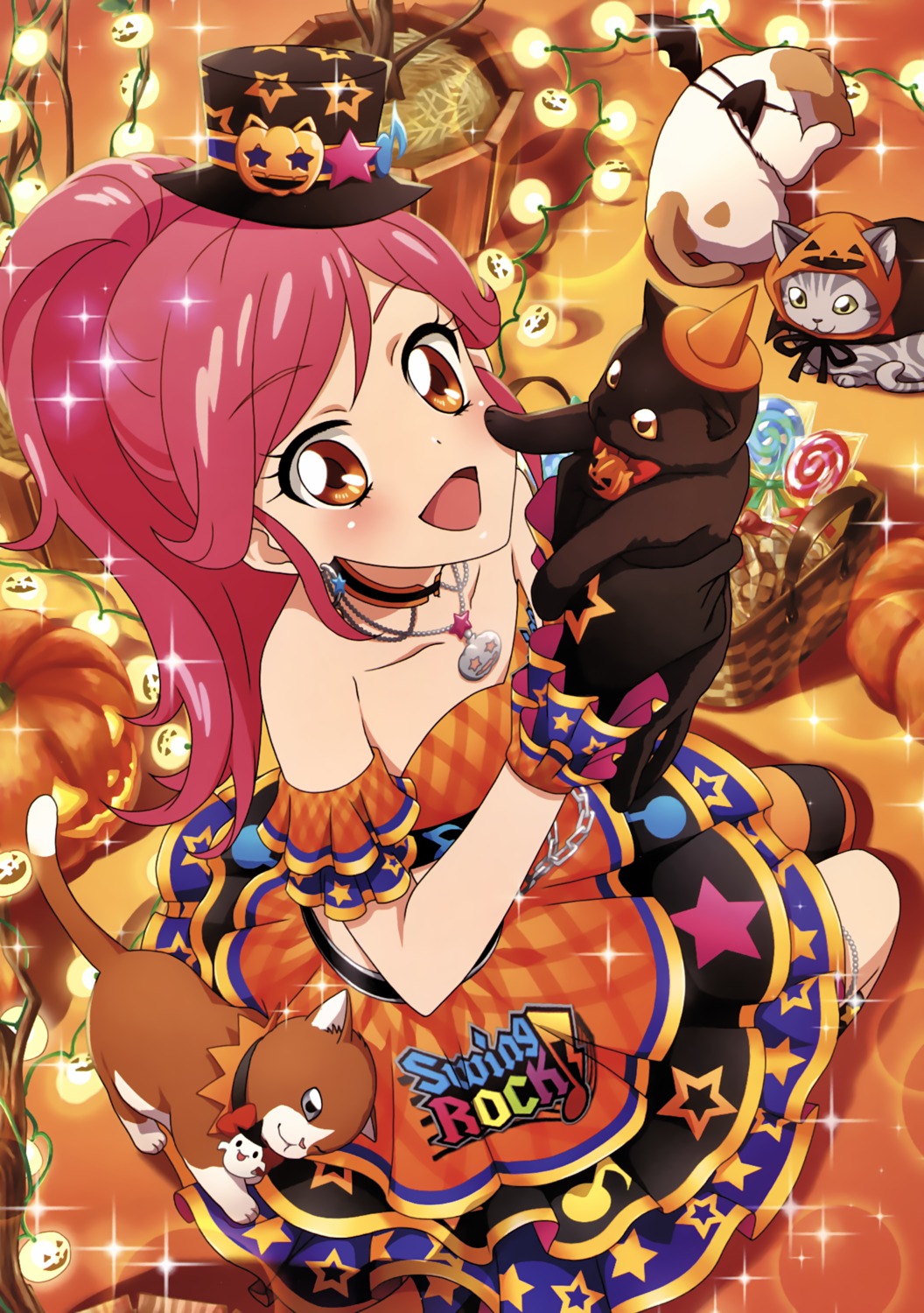 aikatsu! dress halloween neko otoshiro_seira tagme