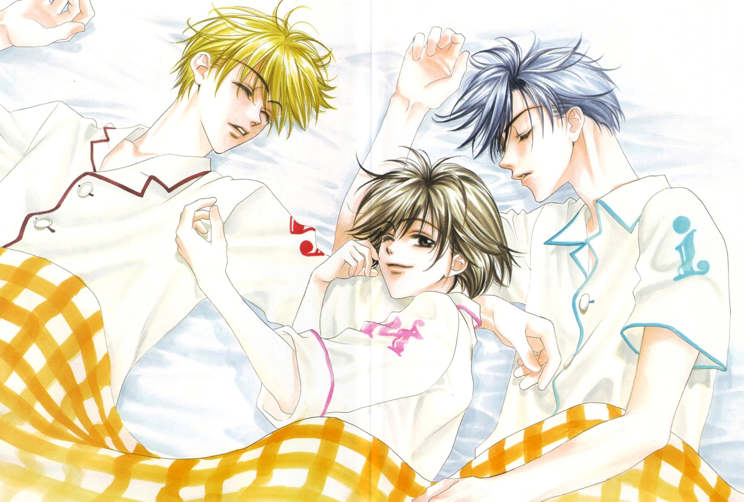 ashiya_mizuki crease hanazakari_no_kimitachi_e nakajou_hisaya nakatsu_shuuichi sano_izumi