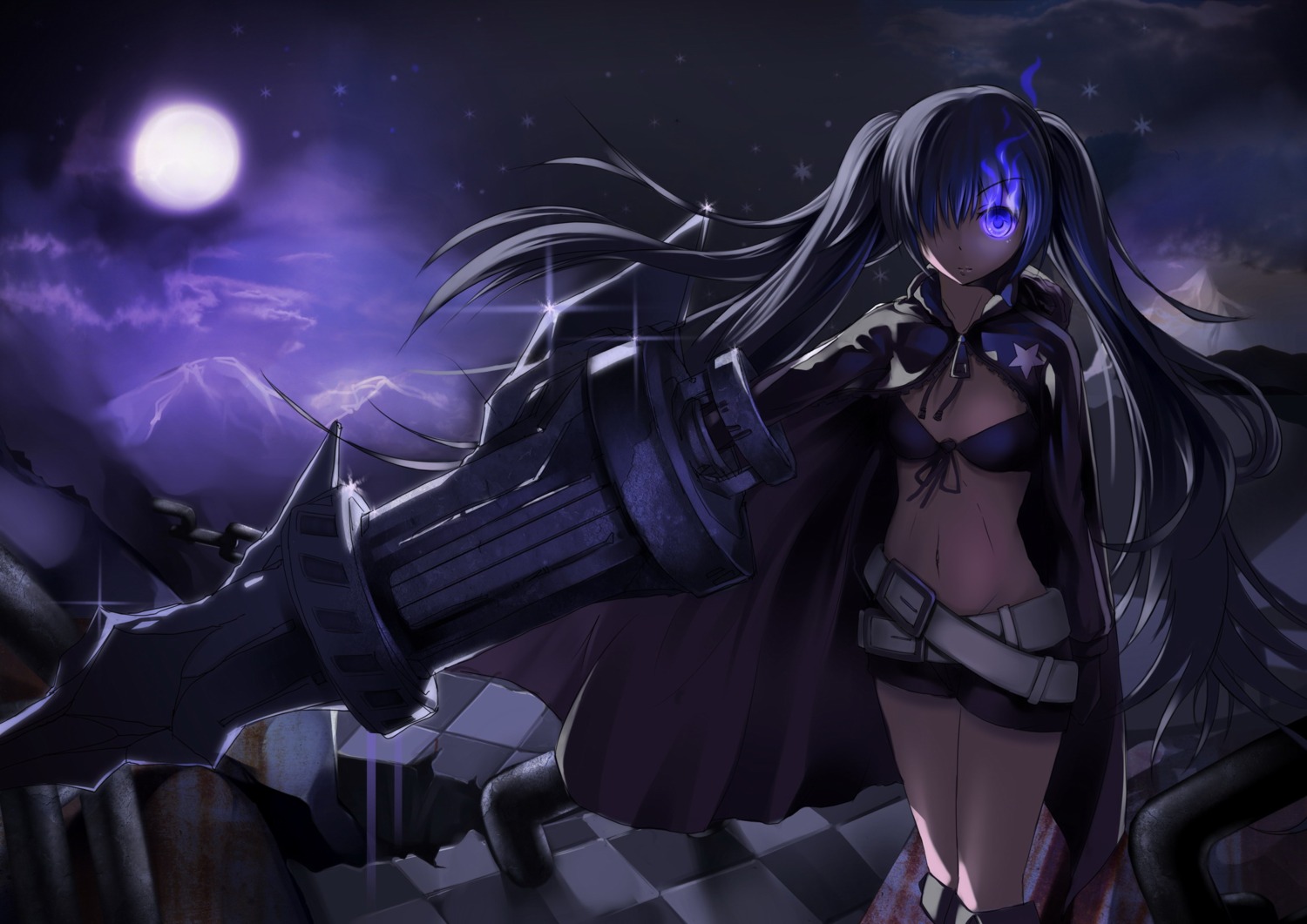 black_rock_shooter black_rock_shooter_(character) ino_satsu vocaloid