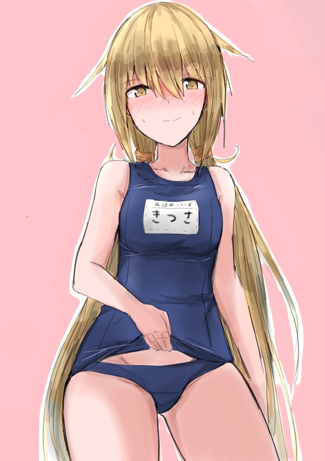 kamaboko_senshi kantai_collection satsuki_(kancolle) school_swimsuit swimsuits