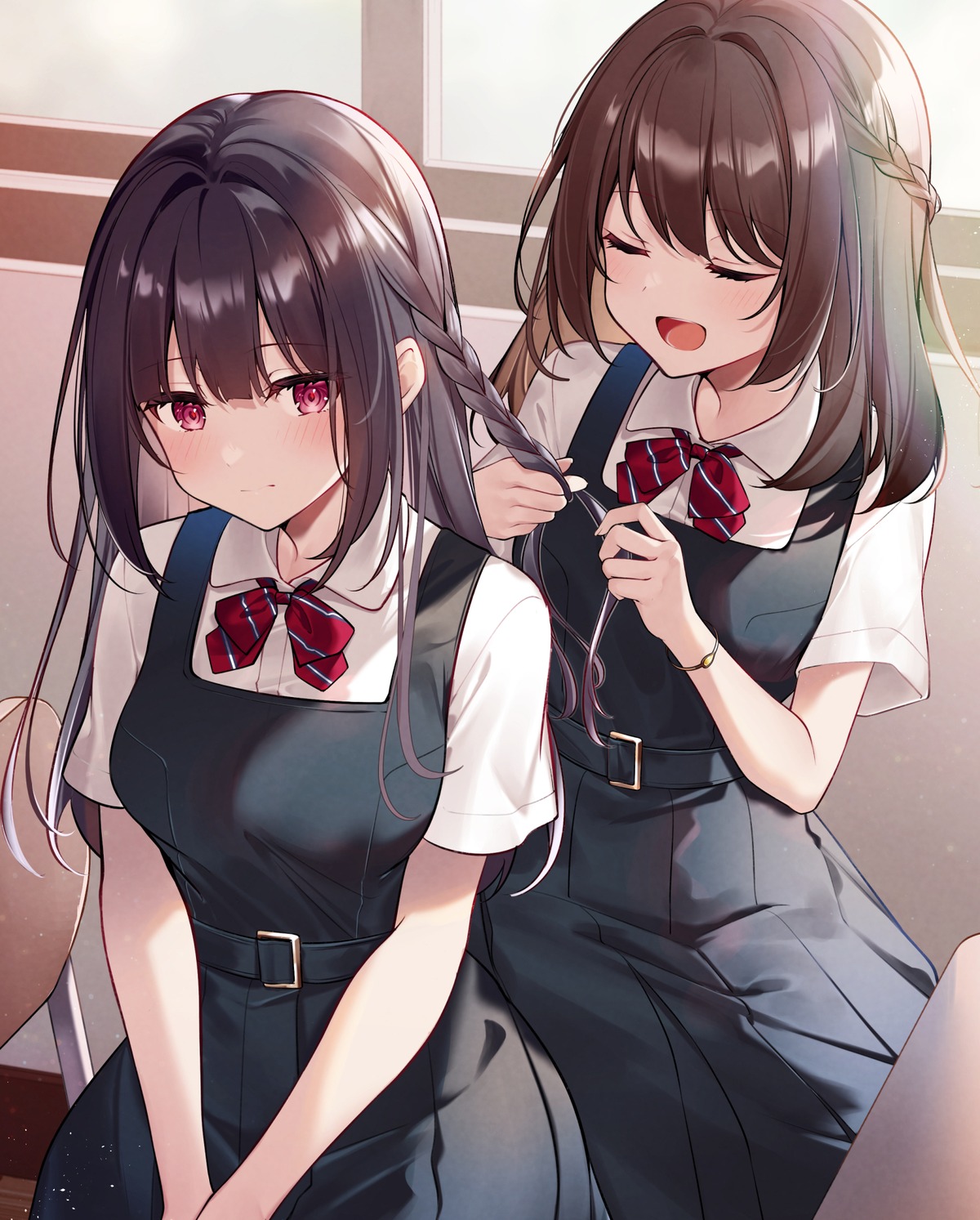 kisaragi_yuri seifuku yuri