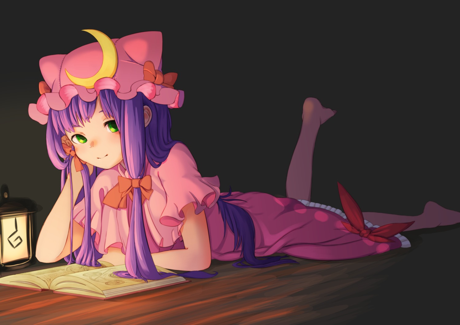 dress emuki_(armies_soul) patchouli_knowledge touhou