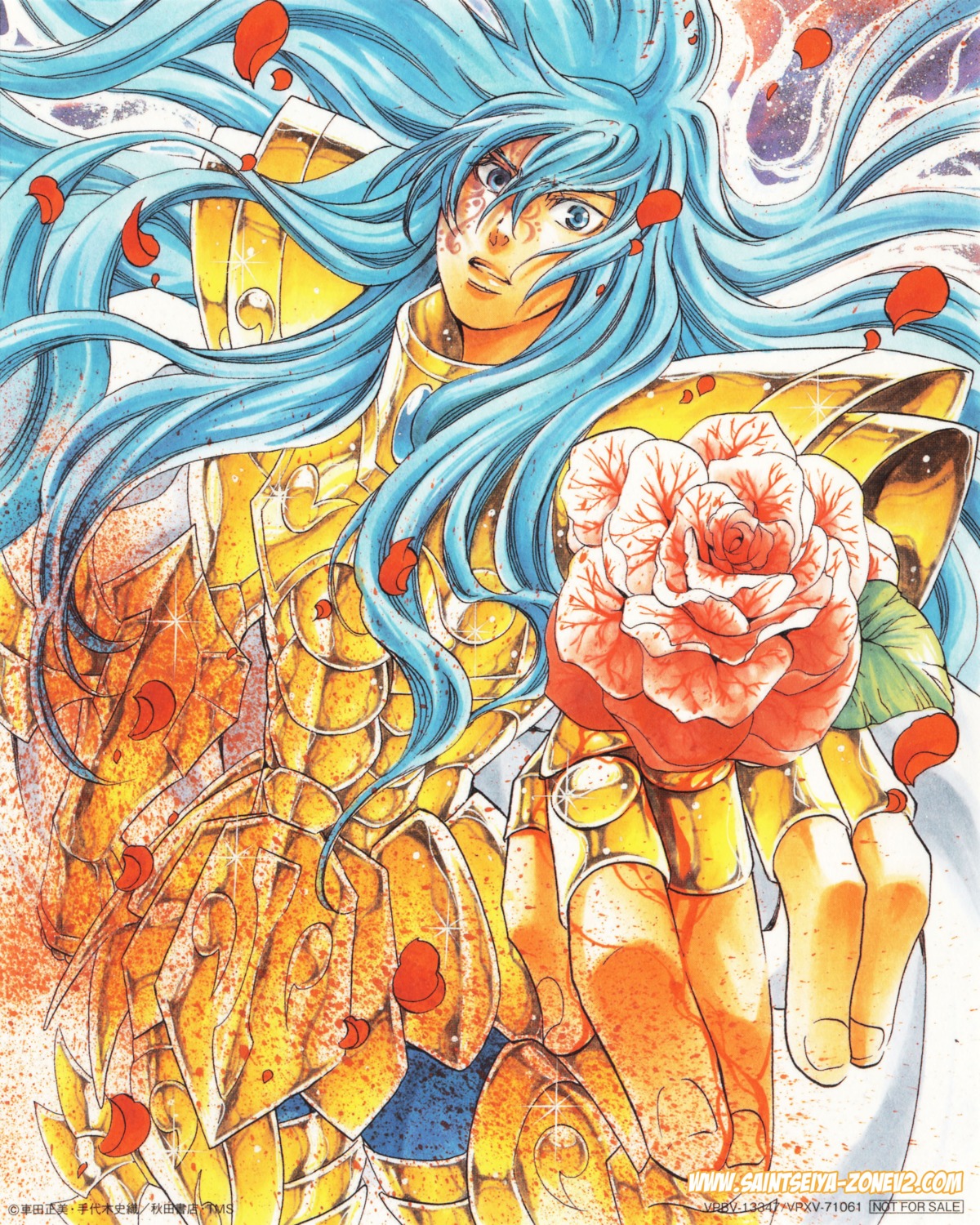 male pisces_albafica saint_seiya saint_seiya:_the_lost_canvas screening teshirogi_shiori watermark