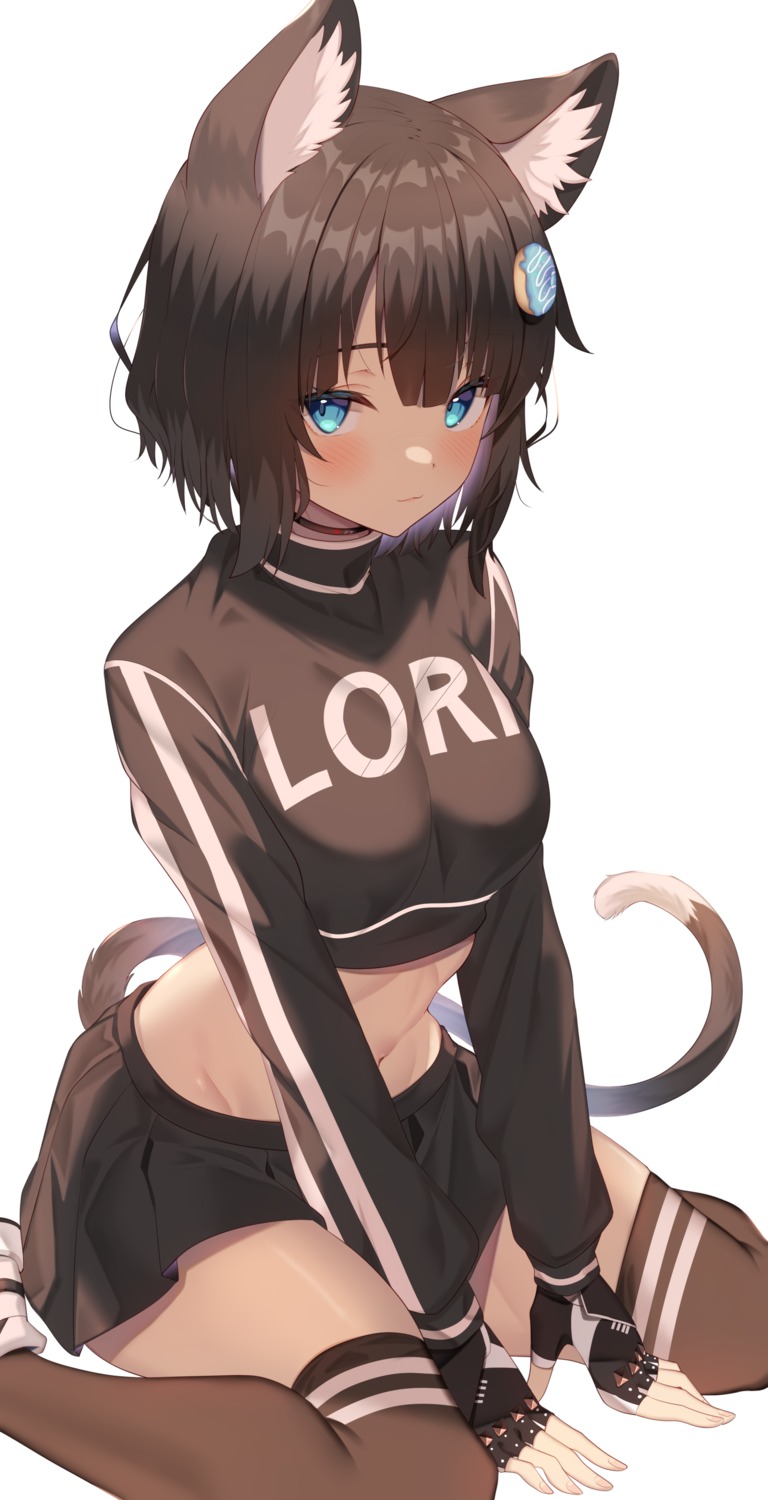 animal_ears jun_(aousa0328) nekomimi tail thighhighs vrchat