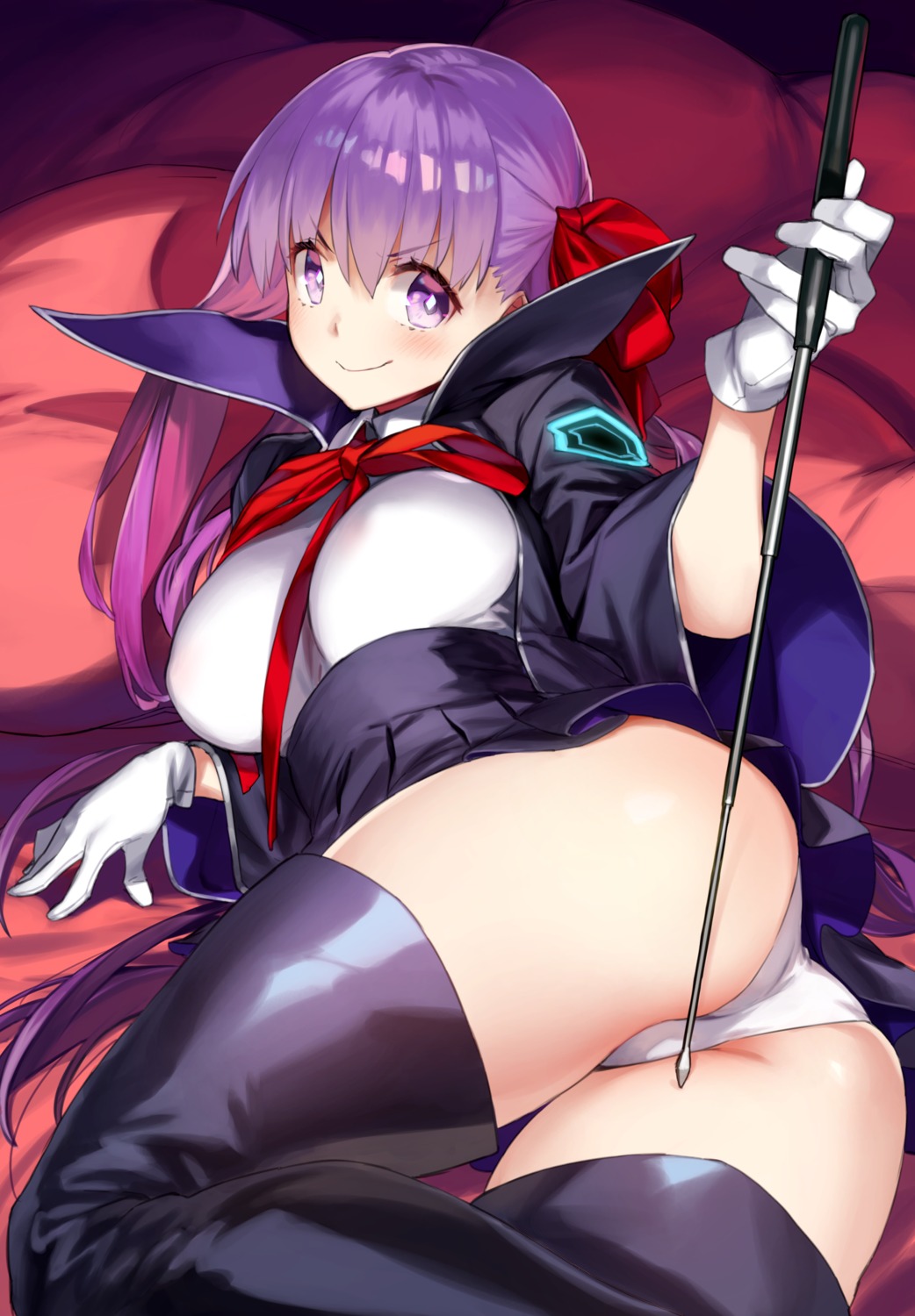 92m ass bb_(fate/extra_ccc) fate/extra fate/extra_ccc fate/stay_night pantsu skirt_lift thighhighs